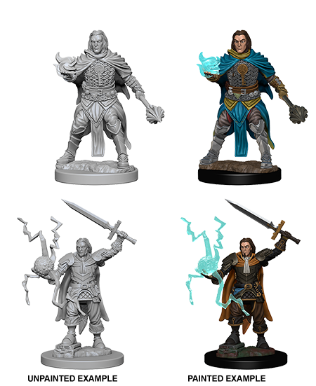 Pathfinder Unpainted Miniatures - Human Male Cleric | Gear Gaming Fayetteville