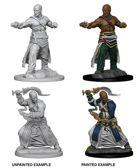 Pathfinder Unpainted Miniatures - Human Male Monk | Gear Gaming Fayetteville