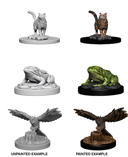 Wizkids Deep Cuts Unpainted Miniatures: Familiars | Gear Gaming Fayetteville