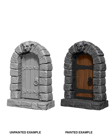 WizKids Deep Cuts Unpainted Miniatures: Doors | Gear Gaming Fayetteville