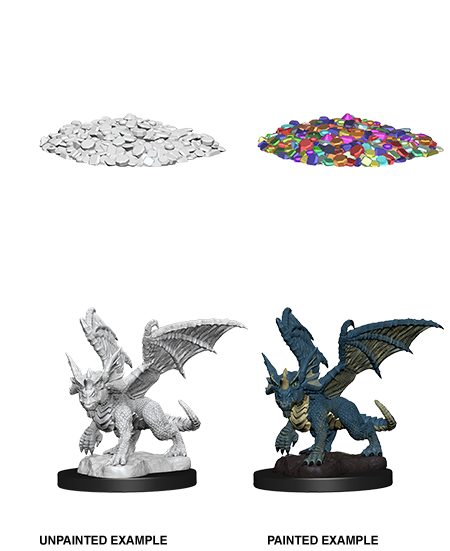 D&D Nolzur's Marvelous Miniatures: Blue Dragon Wyrmling | Gear Gaming Fayetteville