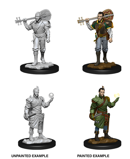 D&D Nolzur’s Marvelous Miniatures – Male Half-Elf Bard | Gear Gaming Fayetteville