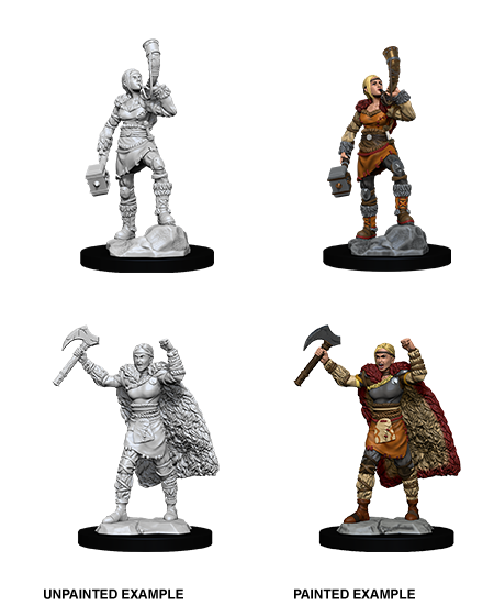 D&D Nolzur’s Marvelous Miniatures – Female Human Barbarian | Gear Gaming Fayetteville