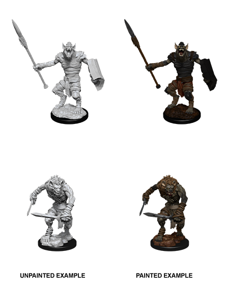 D&D Nolzur’s Marvelous Miniatures — Gnoll & Gnoll Flesh Gnawer | Gear Gaming Fayetteville