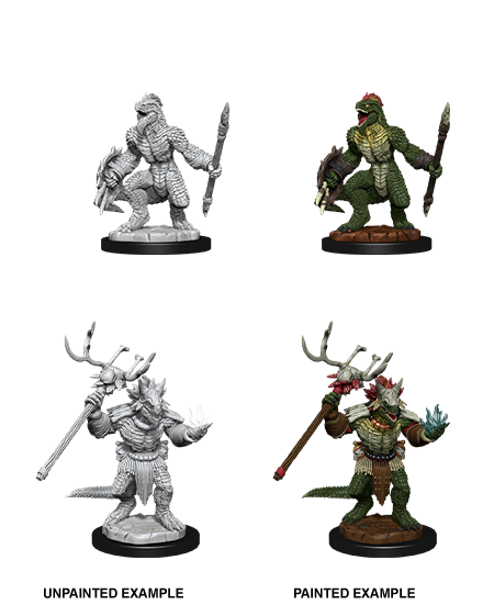 D&D Nolzur’s Marvelous Miniatures – Lizardfolk & Lizardfolk Shaman | Gear Gaming Fayetteville