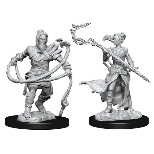 Magic the Gathering Unpainted Miniatures - Stoneforge Mystic & Kor Hookmaster Fighter,Rogue,Wizard | Gear Gaming Fayetteville