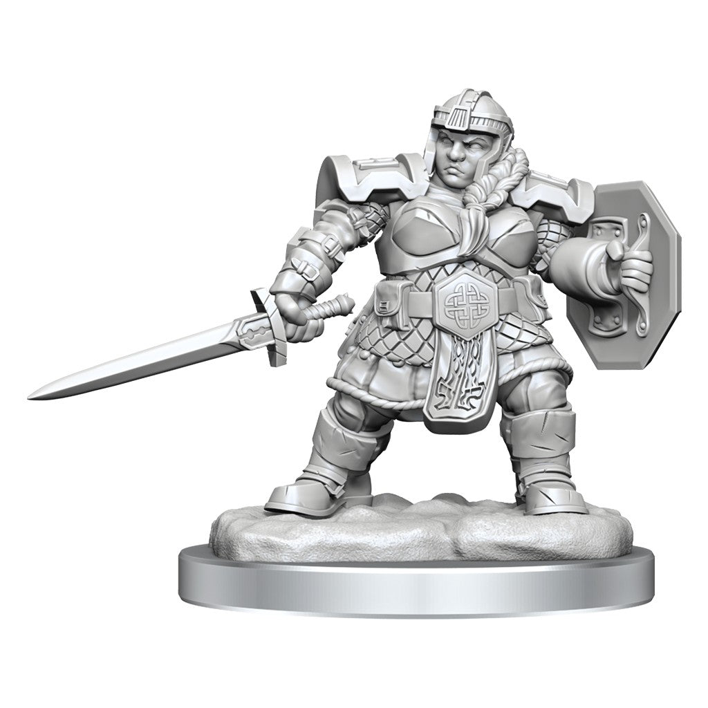 D&D Nolzur's Marvelous Miniatures: Dwarf Fighter Female | Gear Gaming Fayetteville