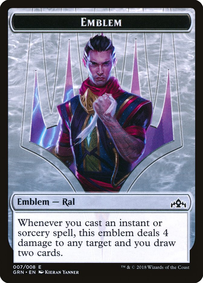 Ral, Izzet Viceroy Emblem [Guilds of Ravnica Tokens] | Gear Gaming Fayetteville