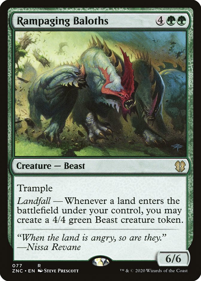 Rampaging Baloths [Zendikar Rising Commander] | Gear Gaming Fayetteville