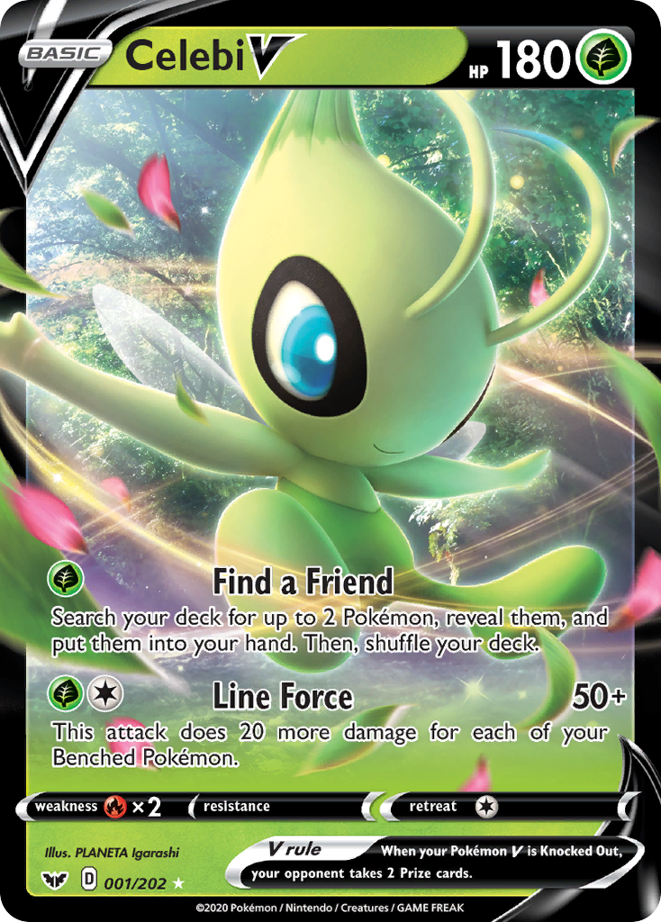 Celebi V (001/202) [Sword & Shield: Base Set] | Gear Gaming Fayetteville