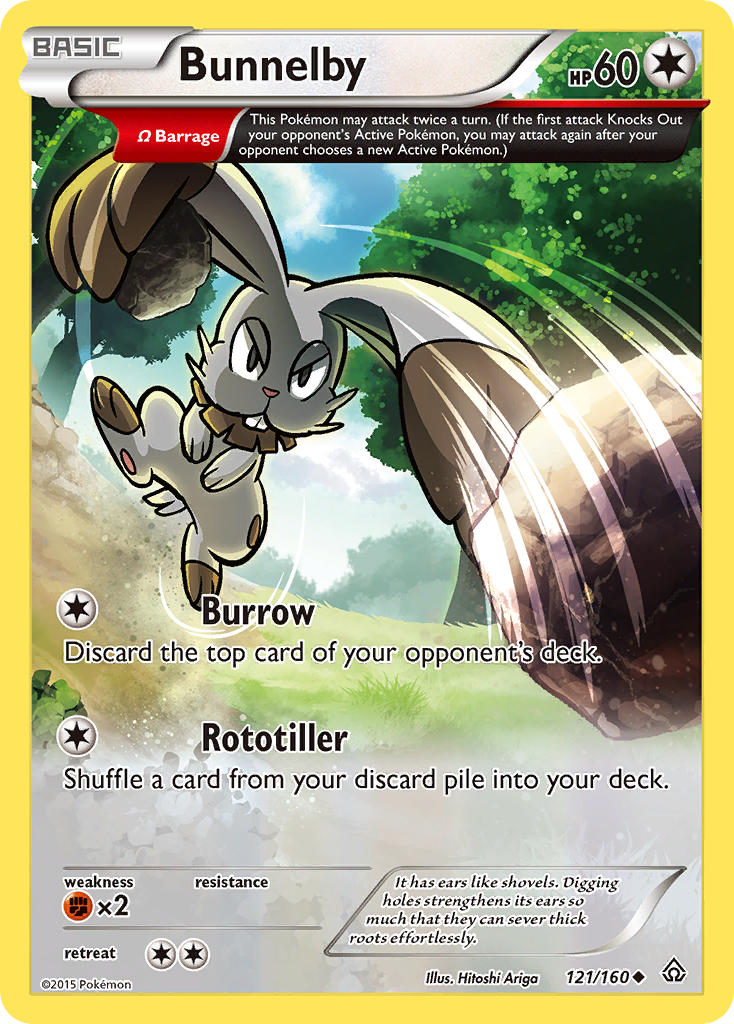 Bunnelby (121/160) [XY: Primal Clash] | Gear Gaming Fayetteville