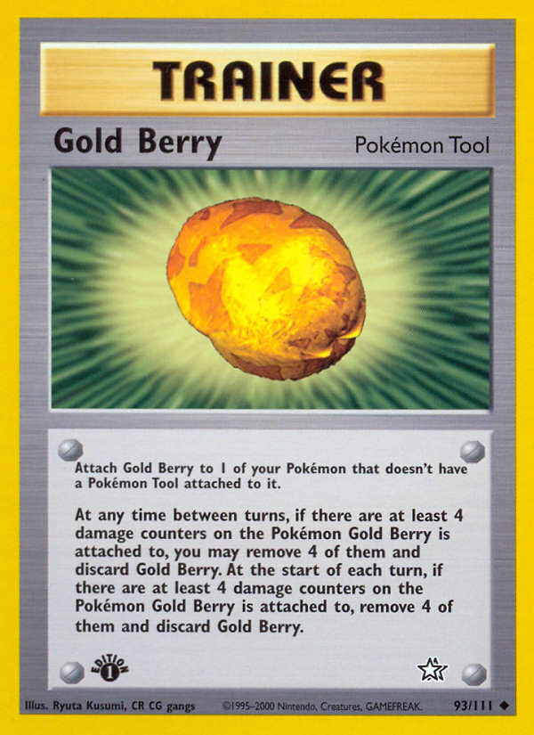 Gold Berry (93/111) [Neo Genesis 1st Edition] | Gear Gaming Fayetteville