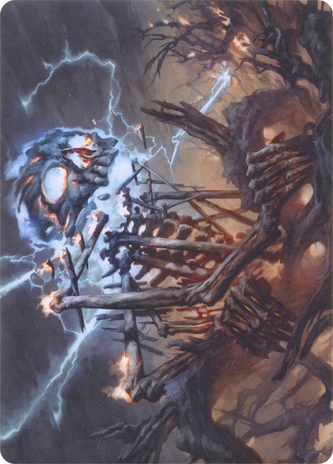 Lightning Skelemental // Lightning Skelemental [Modern Horizons Art Series] | Gear Gaming Fayetteville