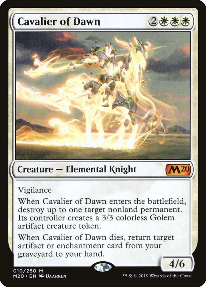 Cavalier of Dawn [Core Set 2020] | Gear Gaming Fayetteville