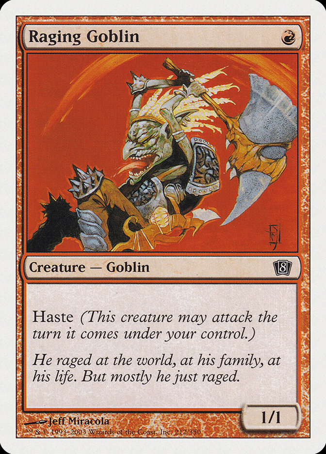 Raging Goblin [Eighth Edition] | Gear Gaming Fayetteville