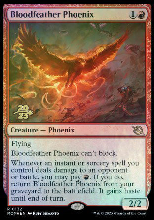 Bloodfeather Phoenix [March of the Machine Prerelease Promos] | Gear Gaming Fayetteville