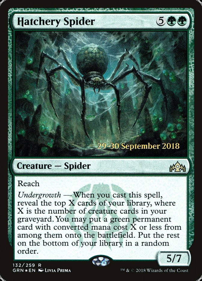 Hatchery Spider [Guilds of Ravnica Prerelease Promos] | Gear Gaming Fayetteville