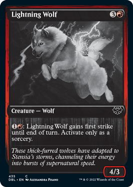 Lightning Wolf [Innistrad: Double Feature] | Gear Gaming Fayetteville