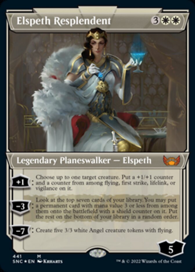 Elspeth Resplendent (Showcase Art Deco Foil Etched) [Streets of New Capenna] | Gear Gaming Fayetteville