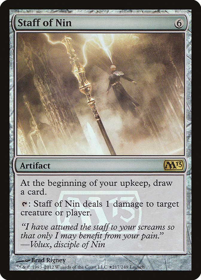 Staff of Nin [Magic 2013 Prerelease Promos] | Gear Gaming Fayetteville