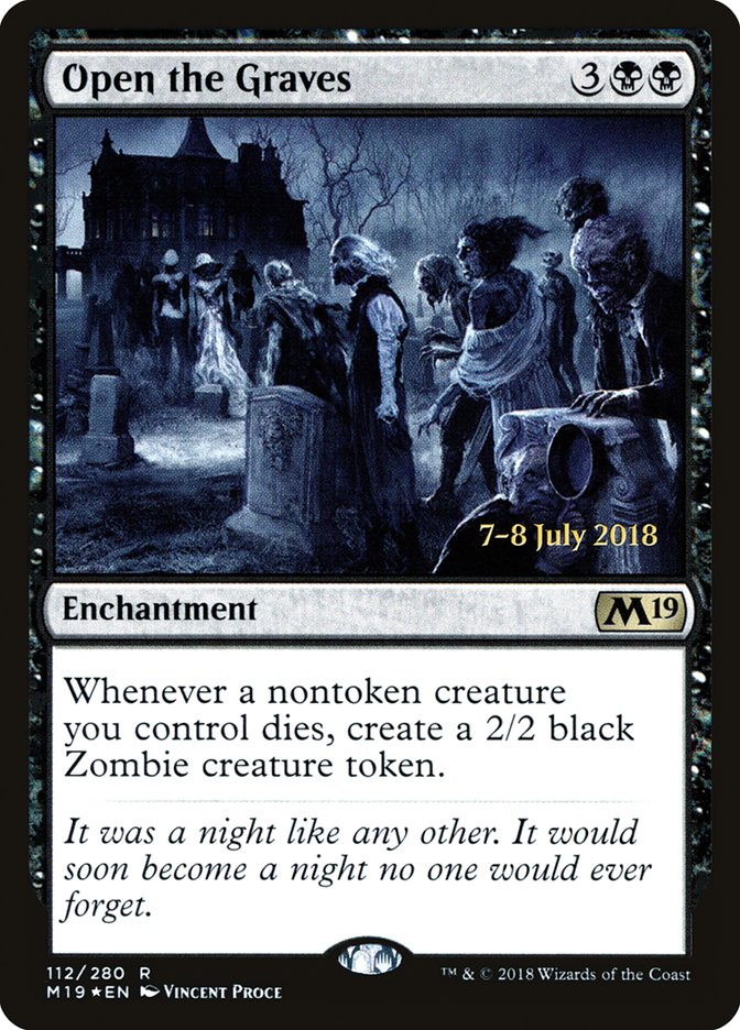Open the Graves [Core Set 2019 Prerelease Promos] | Gear Gaming Fayetteville