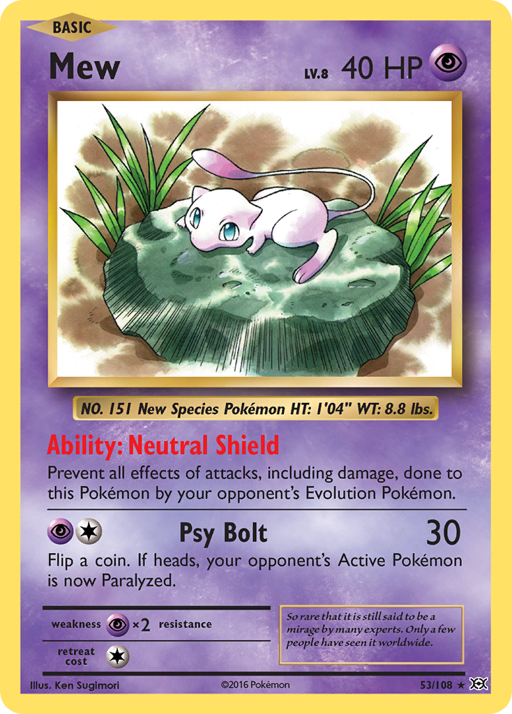 Mew (53/108) [XY: Evolutions] | Gear Gaming Fayetteville