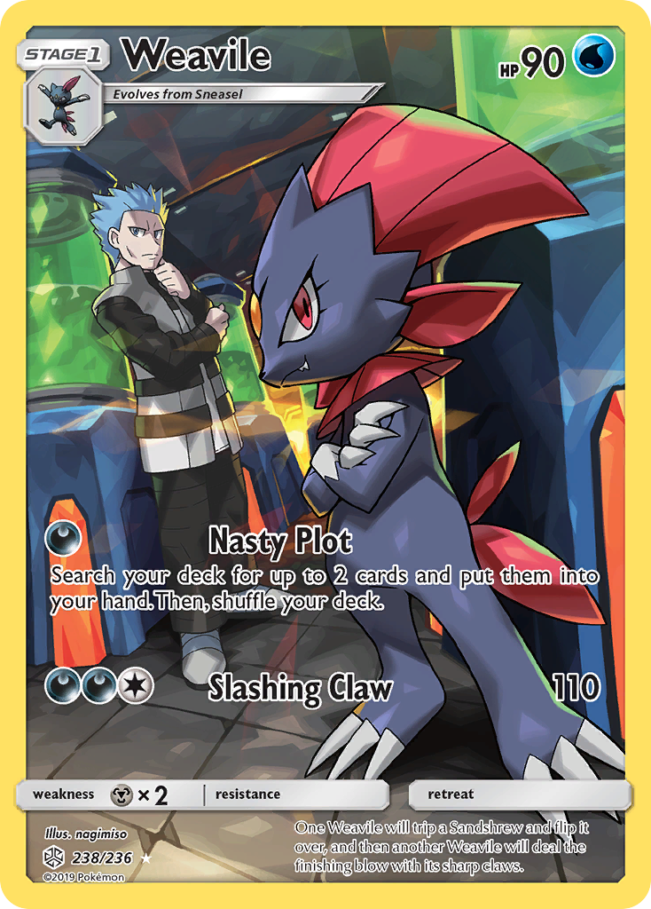 Weavile (238/236) [Sun & Moon: Cosmic Eclipse] | Gear Gaming Fayetteville