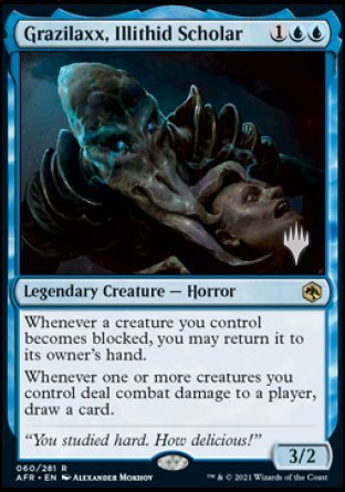 Grazilaxx, Illithid Scholar (Promo Pack) [Dungeons & Dragons: Adventures in the Forgotten Realms Promos] | Gear Gaming Fayetteville