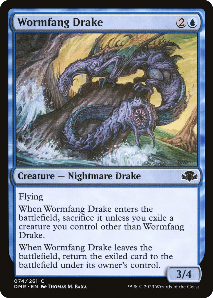 Wormfang Drake [Dominaria Remastered] | Gear Gaming Fayetteville