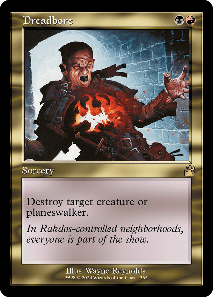 Dreadbore (Retro Frame) [Ravnica Remastered] | Gear Gaming Fayetteville