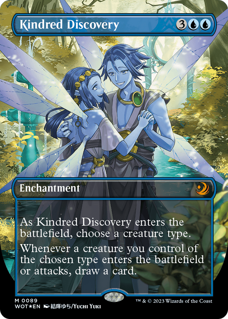 Kindred Discovery (Anime Borderless) (Confetti Foil) [Wilds of Eldraine: Enchanting Tales] | Gear Gaming Fayetteville