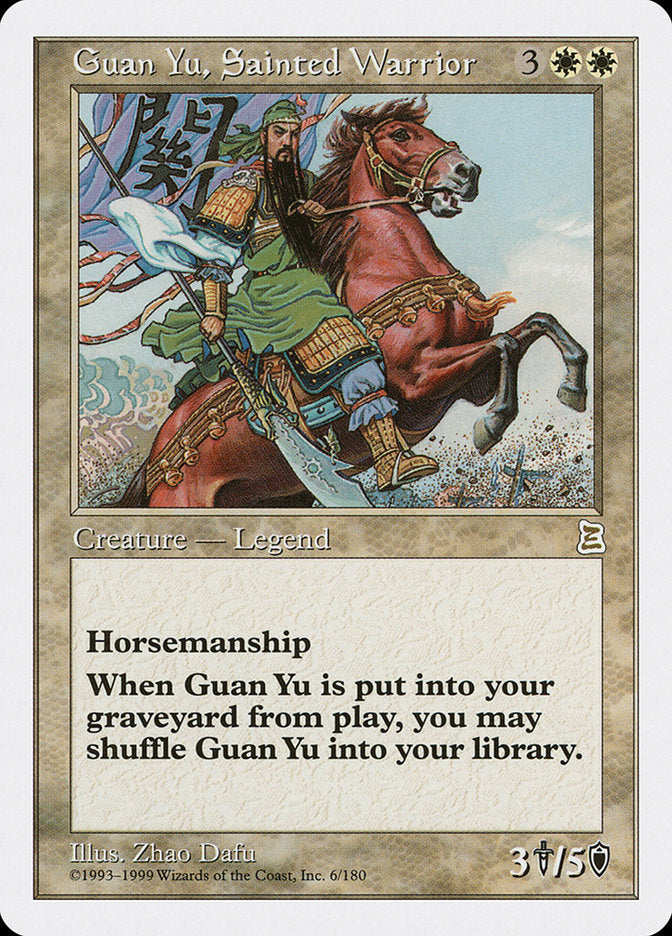 Guan Yu, Sainted Warrior [Portal Three Kingdoms] | Gear Gaming Fayetteville