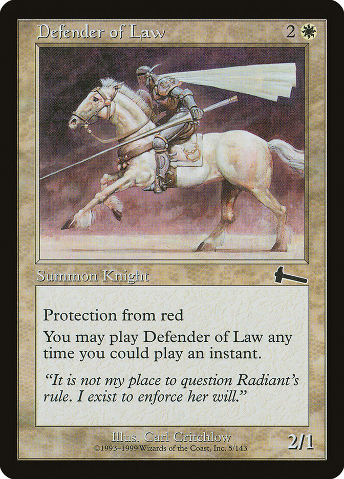 Defender of Law [Urza's Legacy] | Gear Gaming Fayetteville