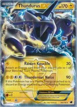 Thundurus EX (38/116) (Plasma Power - Haruto Kobayashi) [World Championships 2014] | Gear Gaming Fayetteville