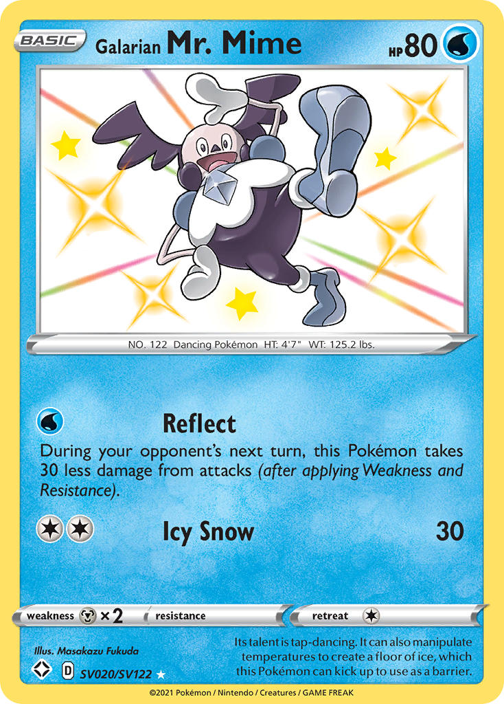 Galarian Mr. Mime (SV020/SV122) [Sword & Shield: Shining Fates] | Gear Gaming Fayetteville