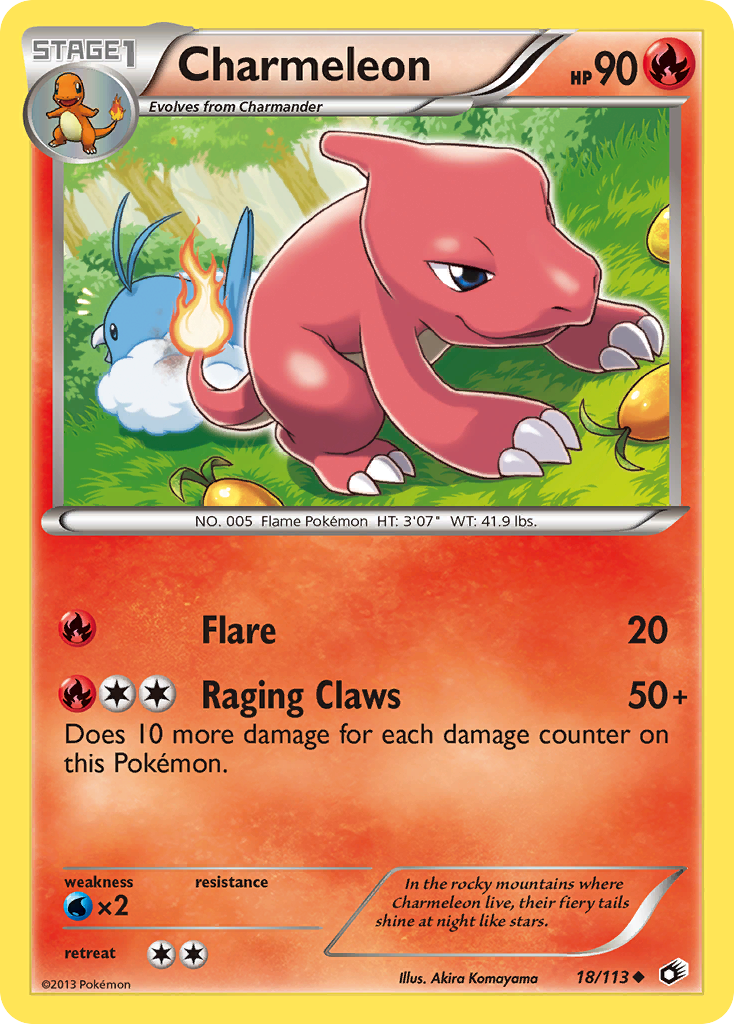 Charmeleon (18/113) [Black & White: Legendary Treasures] | Gear Gaming Fayetteville