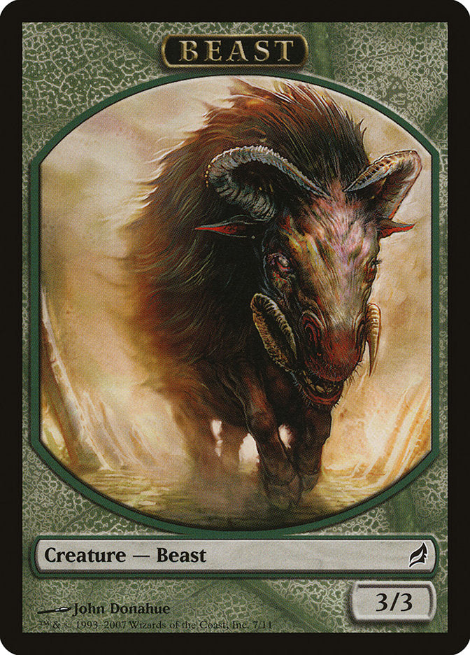 Beast Token [Lorwyn Tokens] | Gear Gaming Fayetteville