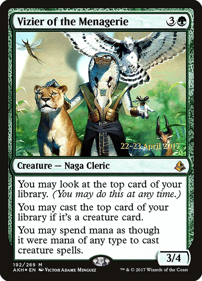 Vizier of the Menagerie [Amonkhet Prerelease Promos] | Gear Gaming Fayetteville