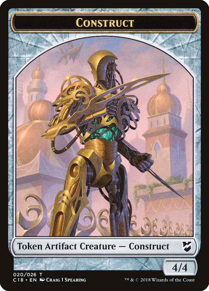 Construct Token (020/026) [Commander 2018 Tokens] | Gear Gaming Fayetteville