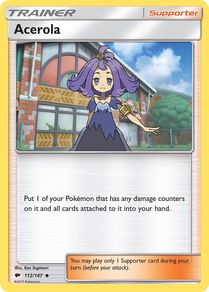 Acerola (112/147) [Sun & Moon: Burning Shadows] | Gear Gaming Fayetteville