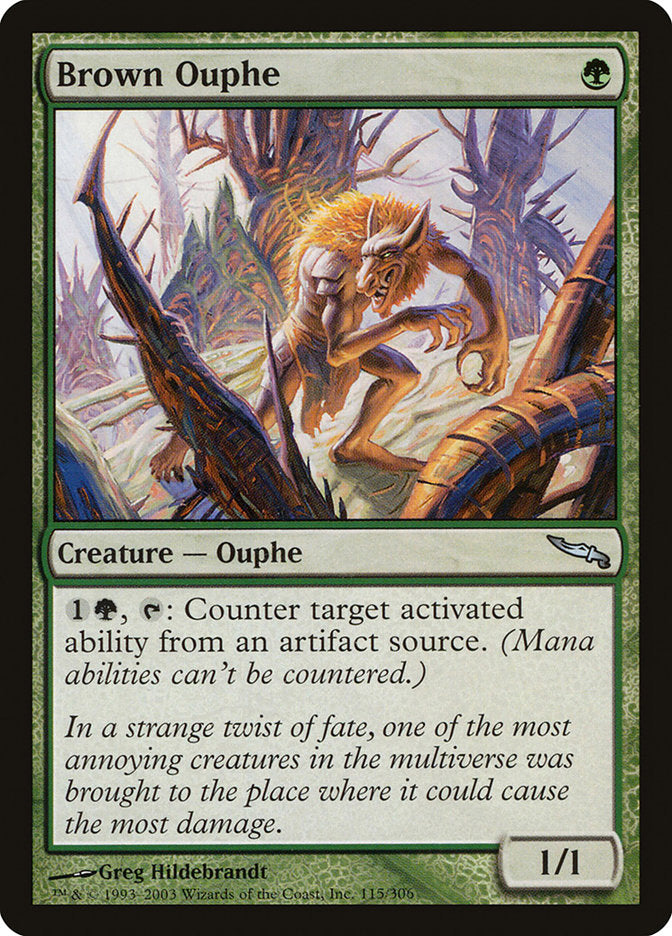 Brown Ouphe [Mirrodin] | Gear Gaming Fayetteville