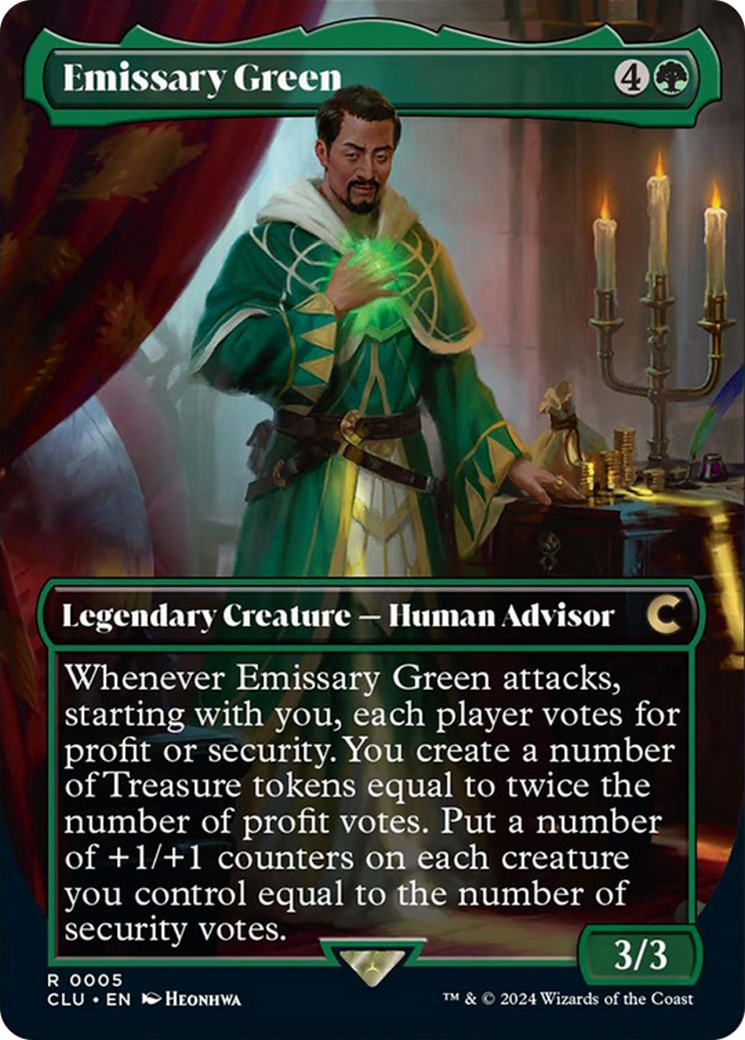 Emissary Green (Borderless) [Ravnica: Clue Edition] | Gear Gaming Fayetteville