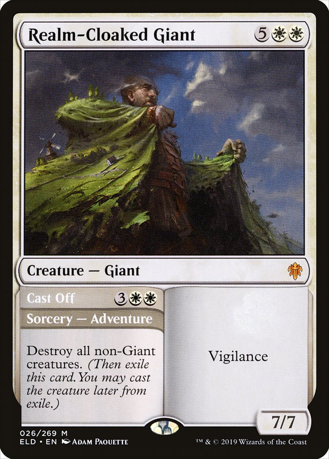 Realm-Cloaked Giant // Cast Off [Throne of Eldraine] | Gear Gaming Fayetteville