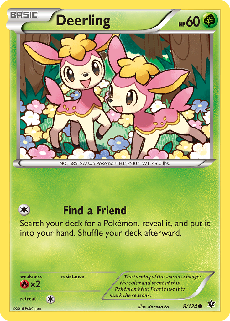 Deerling (8/124) [XY: Fates Collide] | Gear Gaming Fayetteville