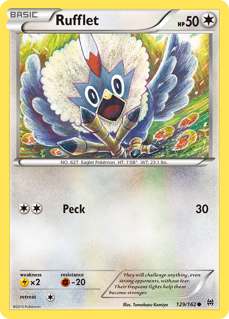 Rufflet (129/162) [XY: BREAKthrough] | Gear Gaming Fayetteville