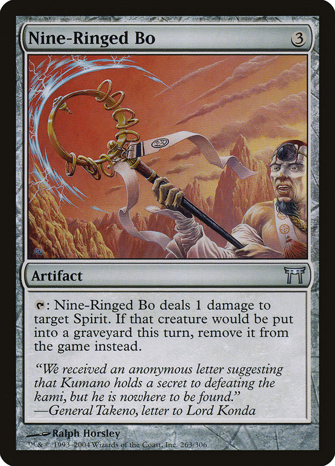 Nine-Ringed Bo [Champions of Kamigawa] | Gear Gaming Fayetteville