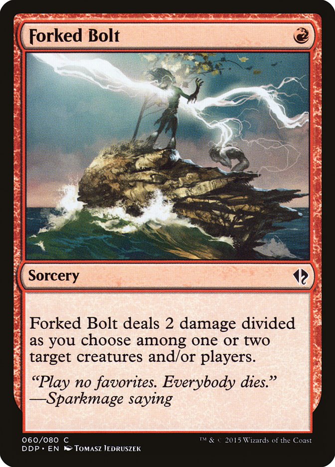 Forked Bolt [Duel Decks: Zendikar vs. Eldrazi] | Gear Gaming Fayetteville