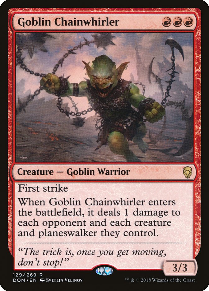 Goblin Chainwhirler [Dominaria] | Gear Gaming Fayetteville