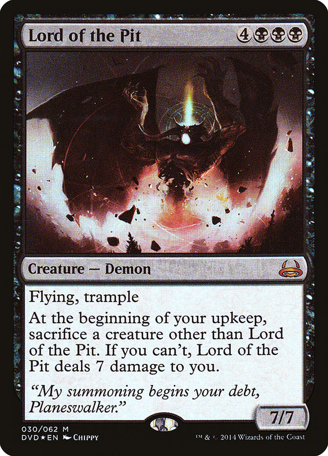 Lord of the Pit (Divine vs. Demonic) [Duel Decks Anthology] | Gear Gaming Fayetteville