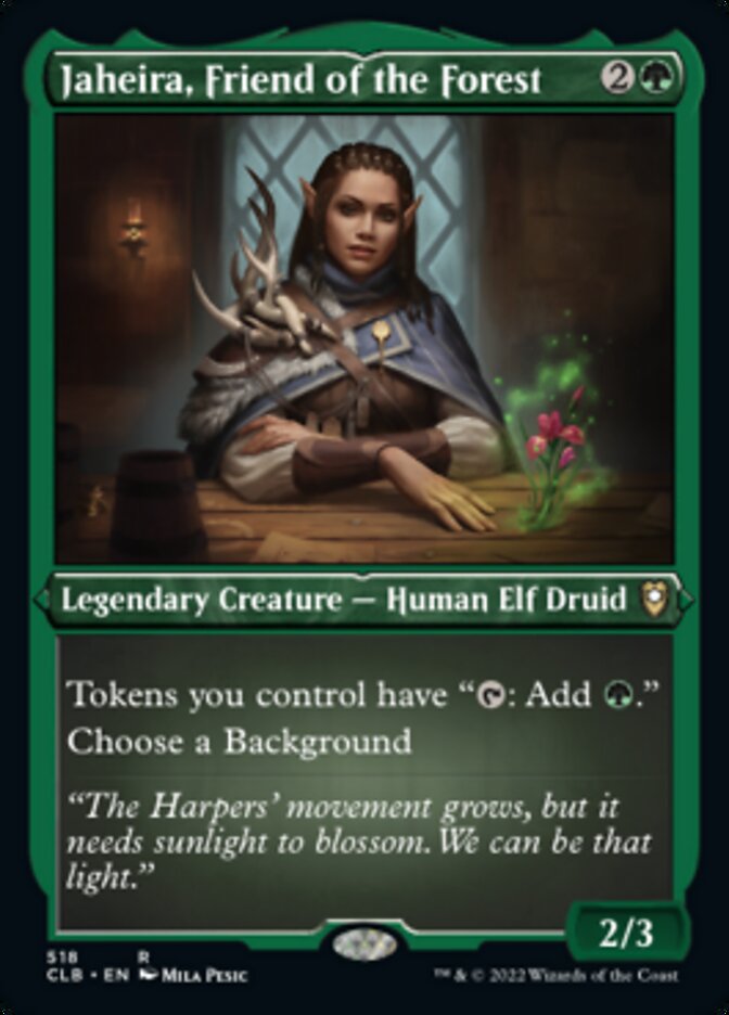 Jaheira, Friend of the Forest (Foil Etched) [Commander Legends: Battle for Baldur's Gate] | Gear Gaming Fayetteville